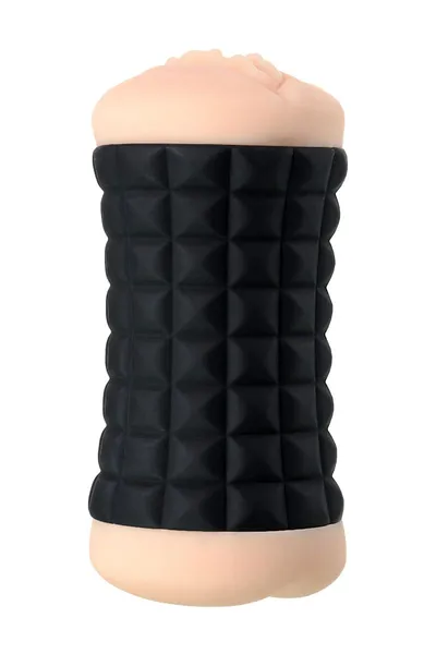 Masturbator dvostrani JOS JANICE, TPR, telesni, 14,5 cm