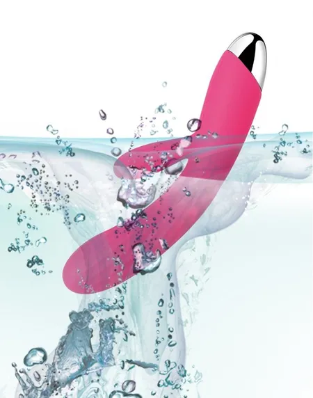 Angel šljiva vibracioni stimulator sa rebrastim deblom, klitoralnim procesom i funkcijom grejanja