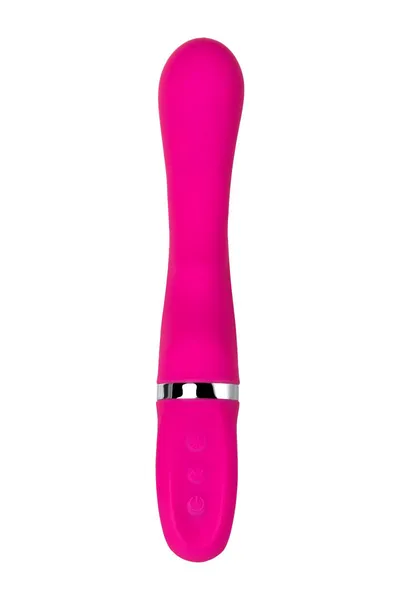 Jos pilo Vibrator sa VOV režimom, silikon, roze, 20 cm