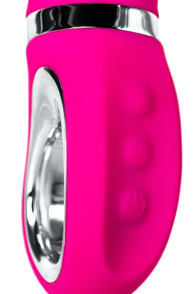 Jos pilo Vibrator sa VOV režimom, silikon, roze, 20 cm