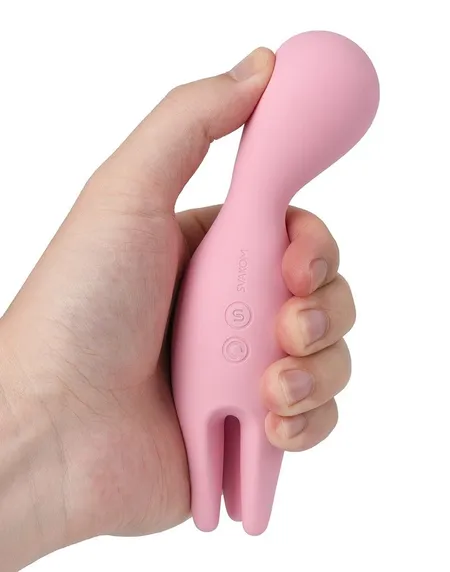 Nimph Pink univerzalni vibracioni stimulator igrivim pokretnim tentaklima SVAKOM Nymph Soft Moving