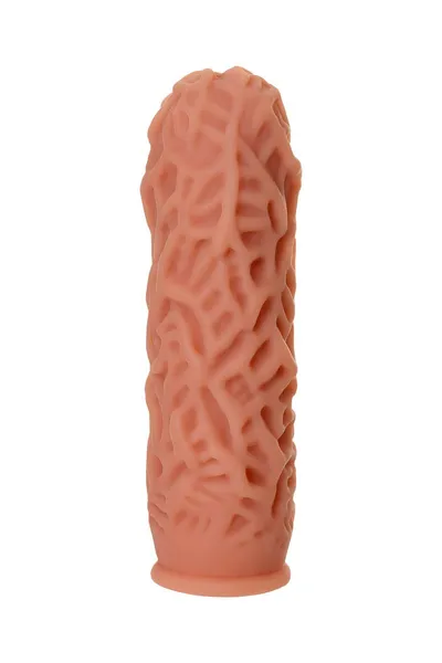 Dodatak za falus sa reljefnim naborima veličina M, Cock Sleeves ES.012