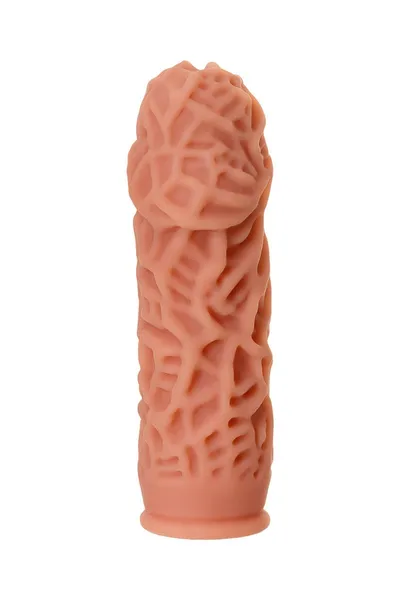 Dodatak za falus sa reljefnim naborima veličina M, Cock Sleeves ES.012