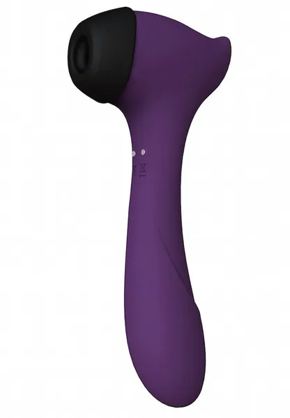 Ljubičasti vakuumski beskontaktni stimulator klitorisa i Halo vibrator