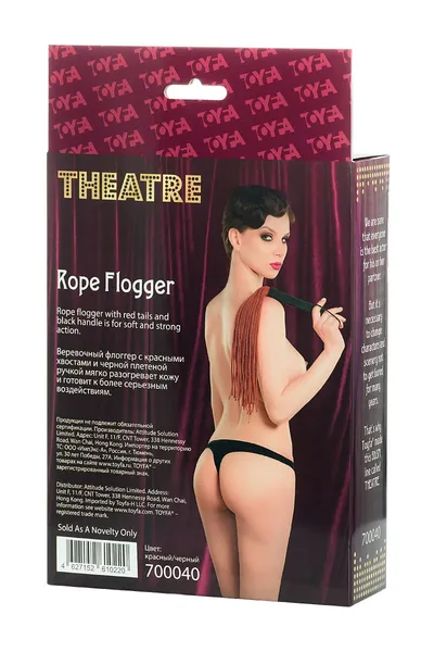 Flogger od užeta toifa Theatre red