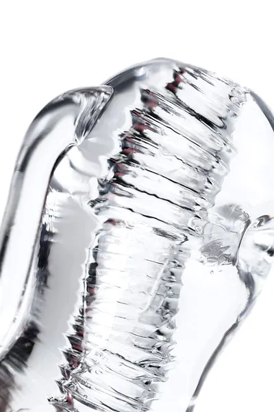 Masturbator nerealan Lingam bi TOIFA Indira, TPE, transparentan, 14 cm