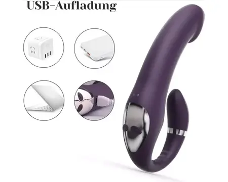 Vaginalno-klitoralni vibrator sa sv funkcijom fingeringa