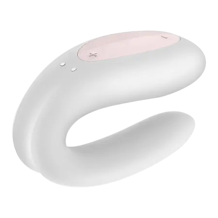 Vibracioni masažer za par satisfyer double joy white sa
