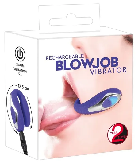 Vibrator za oralno milovanje Blovjob-vibrator on