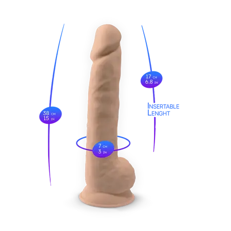 Dildo termoaktivan od Silekpan 15  gigant 221076al