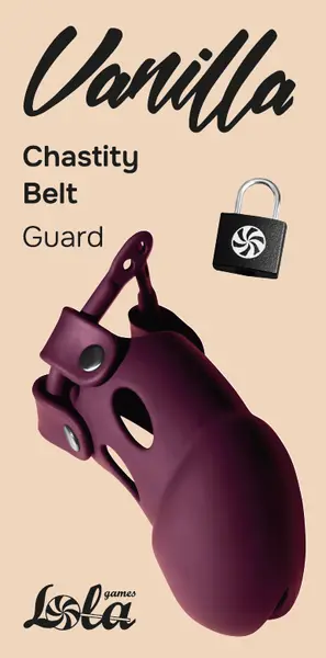 Pojas vernosti guard vanilla wine red