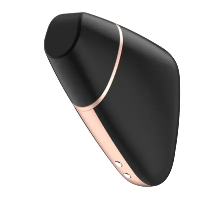 Vakuumski masažer sa vibracijama Satisfier Love Triangle Black 001784sa