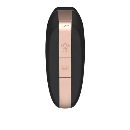 Vakuumski masažer sa vibracijama Satisfier Love Triangle Black 001784sa