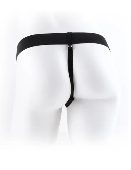 Fetish Fantasi Series 7 ' šuplji kuglični strapon-goli / crni Pipedream 337321pd