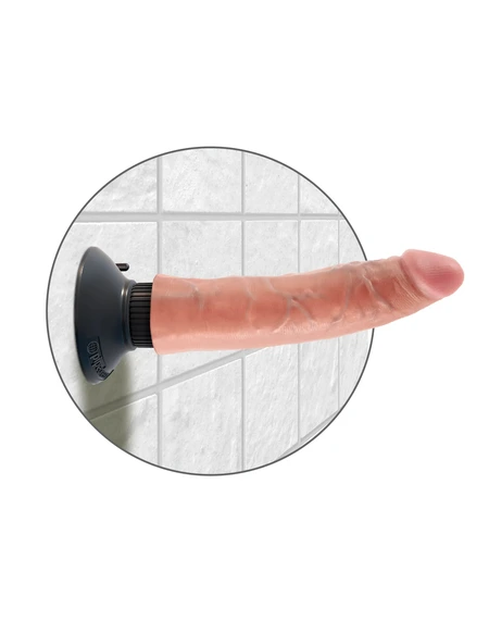 Vibrator King Cock vibrirajući penis od mesa i krvi Pipedream