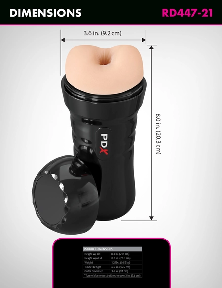 Samozatajni Masturbator u tikvici Butthole Pipedream RD44721PD