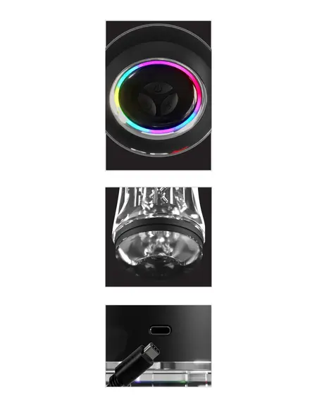 Masturbator sa vibracijama PDX Elite ViewTube Pro Pipedream RD545PD