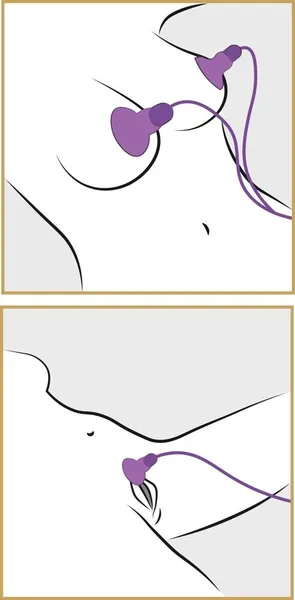 Double Double on Vibrator za bradavice i klitoris