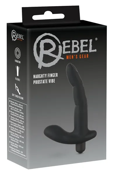 Stimulator prostate sa vibracijom Rebel Naughti Finger 598453ON