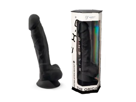 Dildo termoaktivan od Silekpan Crna 9  220192AL