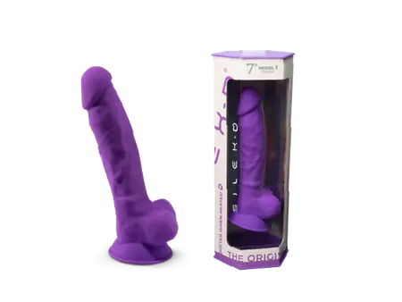 Dildo termoaktivan iz Silekpan 7  ljubičasta 220239al