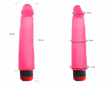 Vibromasažer gel roze