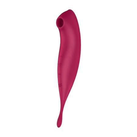 Vakuumski masažer Satisfyer Twirling Pro + dark red 043906SA