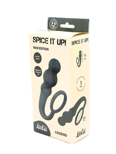 Analni čep Spice it up Legend Dark Grey 8001-02Lola