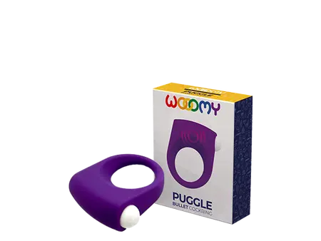 Puggle Vibrating prsten za erekciju sa Bullet Purple 33673al