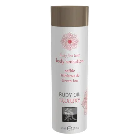 Jestivo ulje za telo shiatsu hibiskus zeleni čaj