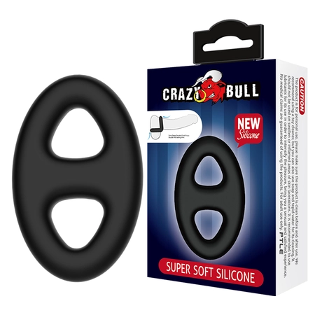 Prsten za erekciju Crazi Bull Super Soft Double bi-210184