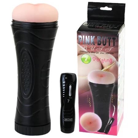 Masturbator u tikvici Pink Butt Vibrating BM-00900T27Z-1