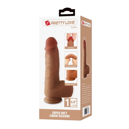 Tečni silikonski Dildo Pretti Love BV-008138N
