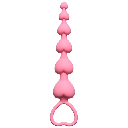 Analni lanac Heart's Beads Pink 4101-01Lola