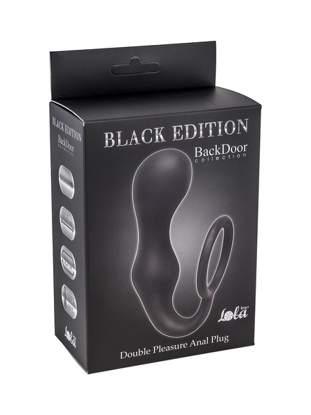 Double Pleasure Anal plug Black 4217-01lola prsten za erekciju