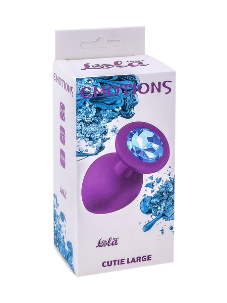 Emotions Cutie Large Purple light blue crystall 4013-05Lola