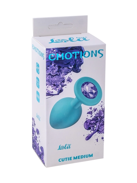 Emotions Cutie Medium Turquoise light purple crystal 4012-04Lola