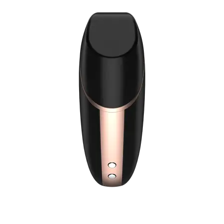 Vakuumski masažer sa vibracijama Satisfier Love Triangle Black 001784sa