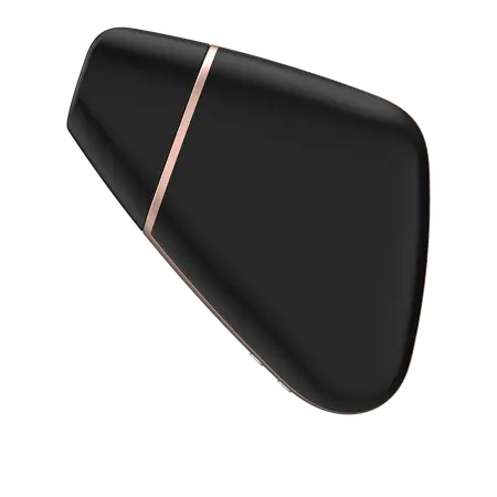 Vakuumski masažer sa vibracijama Satisfier Love Triangle Black 001784sa