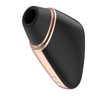 Vakuumski masažer sa vibracijama Satisfier Love Triangle Black 001784sa