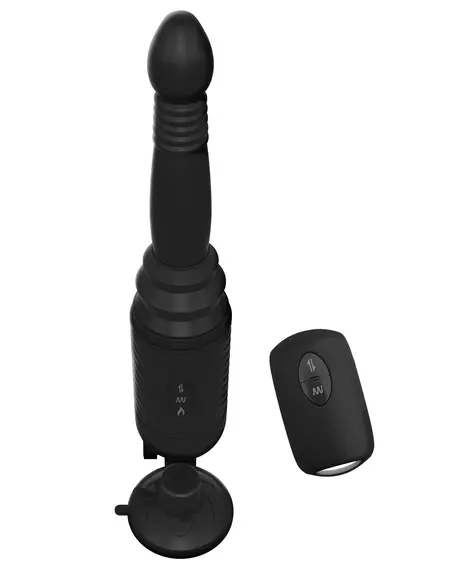 Analni stimulator sa vibracijom Anal Fantasi Elite Vibrating Ass Thruster-Black Pipedream 477723PD