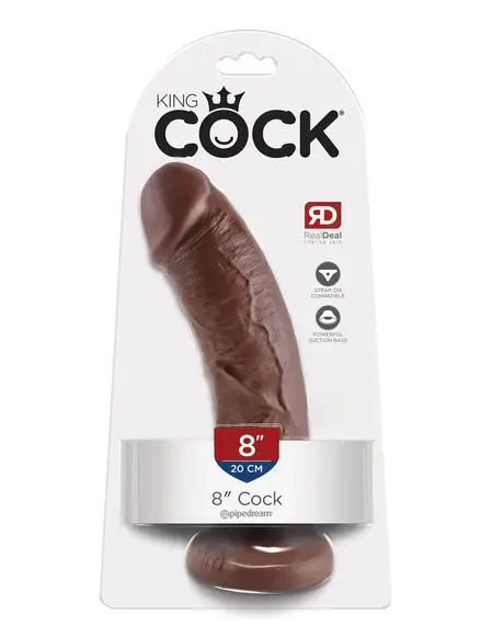 Dildo King Cock 8  Cock - braon Pipedream 550329pd