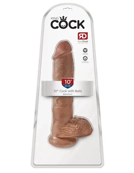 Dildo King Cock 25 cm dildo sa kuglicama Pipedream 550922pd