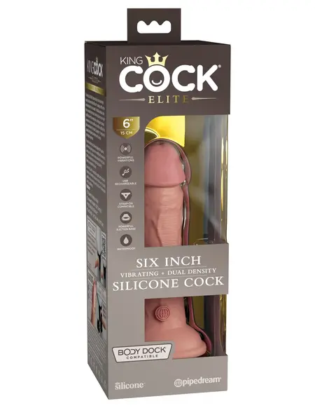 KC Elite Vibrator sa vibrirajućim silikonskim dongom Light Pipedream