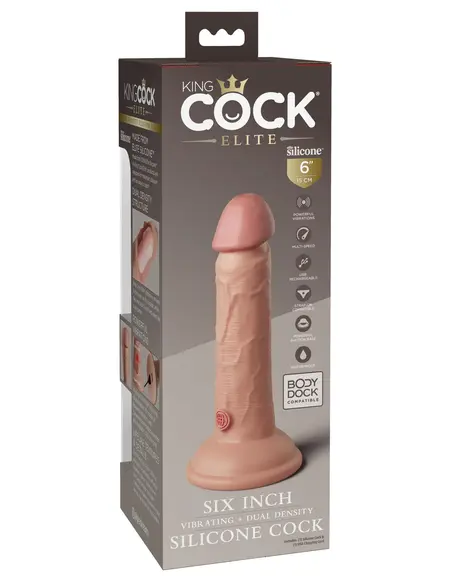 KC Elite Vibrator sa vibrirajućim silikonskim dongom Light Pipedream