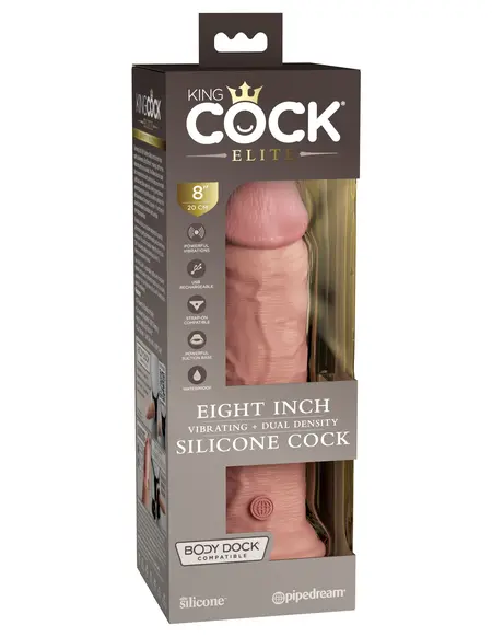 KC Elite Vibrator sa vibrirajućim silikonskim dongom Light Pipedream