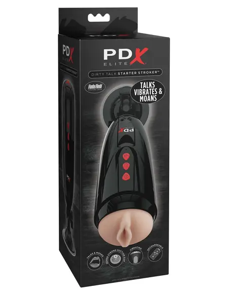 PDX ELITE Dirty Talk Starter Stroker Pipedream RD524PD