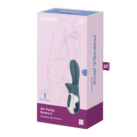 Analni vibrator Satisfyer Air Pump Booty 2 dark grey 038643SA