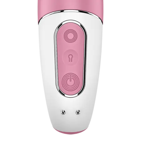 Satisfier Air Pump Bunni Light red sa Ektension Vibrator