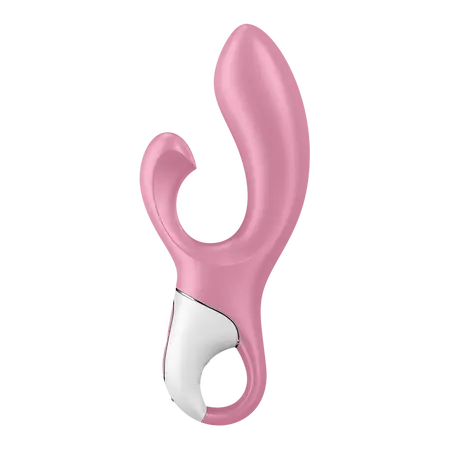 Satisfier Air Pump Bunni Light red sa Ektension Vibrator